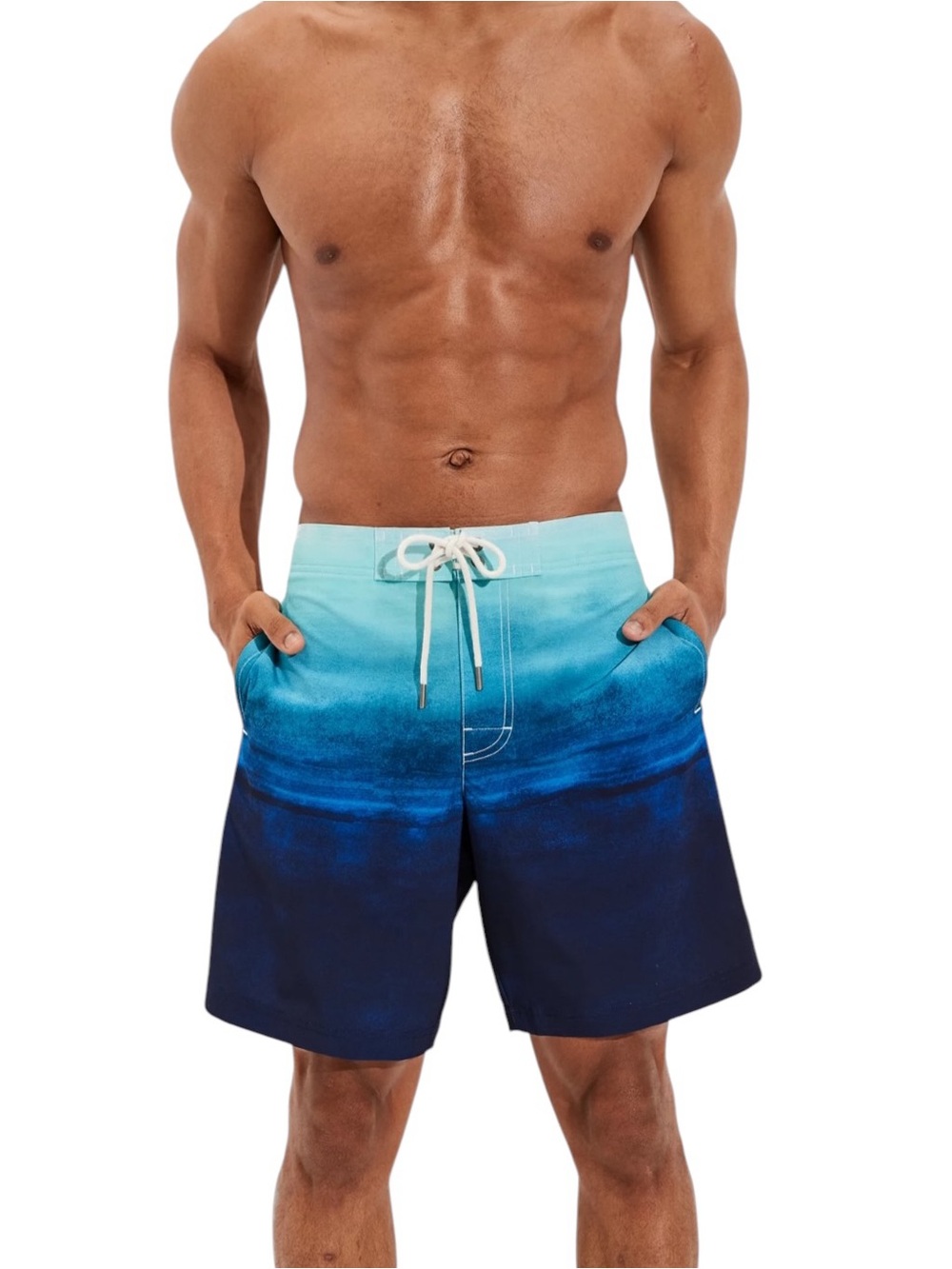 AE 9" Blue Ombre Classic Board Short Men’s Size Small NEW With Tags